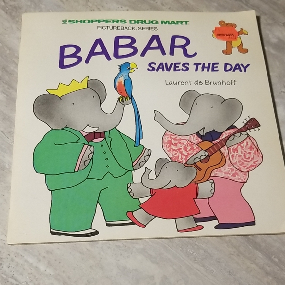 Babar Saves the Day Picture Book Shoppers drug Mart Pictureback Serie